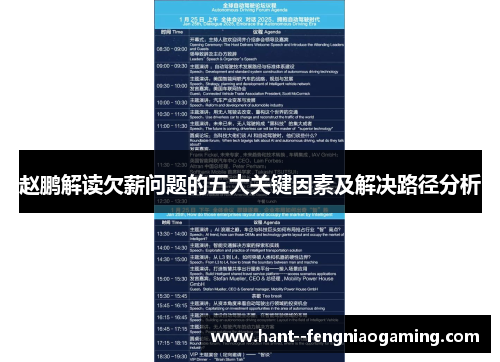 赵鹏解读欠薪问题的五大关键因素及解决路径分析